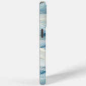 Blue Cream Zee Zand Ocean Waves Case-Mate iPhone Case (Achterkant / Rechts)