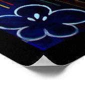 Blue Creole Rain Poster (Hoek)