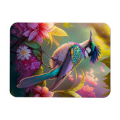 Blue Crested Rainbow Gevleugelde Sunbird Fantasy B Magneet (Horizontaal)