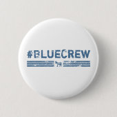 Blue Crew Democraat Ronde Button 5,7 Cm (Voorkant)