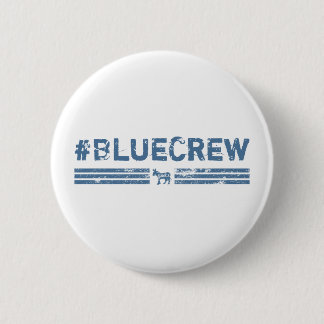 Blue Crew Democraat Ronde Button 5,7 Cm