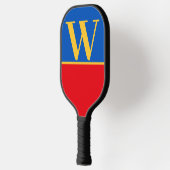 Blue Crimson College Monogram Pickleball Paddle (Links)