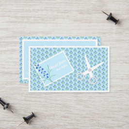 Blue Crocuses Hair Stylist Visitekaartje Contactkaartje