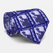 Blue Crooner Necktie Stropdas (Opgerold)