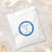 Blue Cross Baby Baptism Christening Bedankzakje (Geknipt)