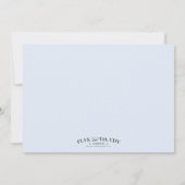 BLUE CROSS | BAPTISME-INVITATIE KAART (Achterkant)