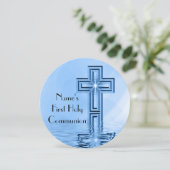 Blue Cross First Heilige Communauteit Uitnodiging (Staand voorkant)