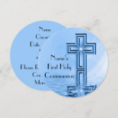 Blue Cross First Heilige Communauteit Uitnodiging (Voorkant / Achterkant)