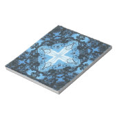 Blue Cross Natuur Pattern Notitieblok (Linkerzijde)