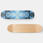Blue Cross Natuur Pattern Skateboard Deck (Horizontaal)