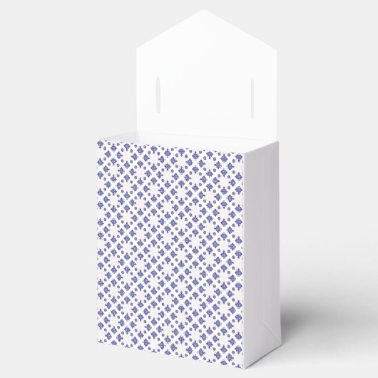 Blue Cross Pendant Pattern Bedankdoosjes (Geopend)