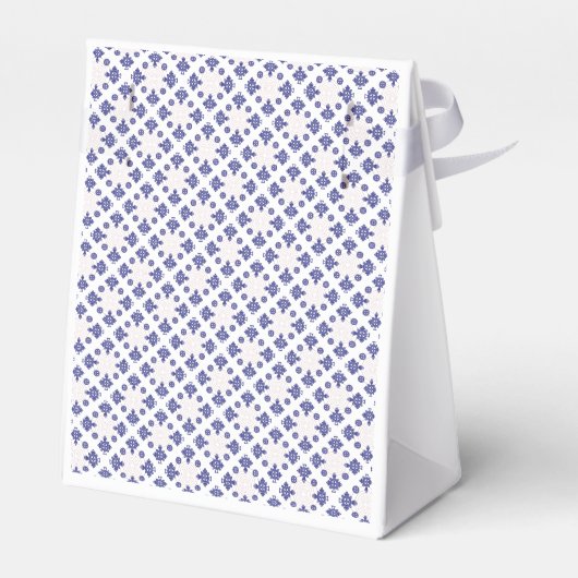 Blue Cross Pendant Pattern Bedankdoosjes (Achterkant)