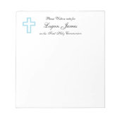 Blue Cross-Personalized Notitieblok (Voorkant)