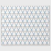Blue Crossed Hockey Sticks and Puck Cadeaupapier (Vlak)