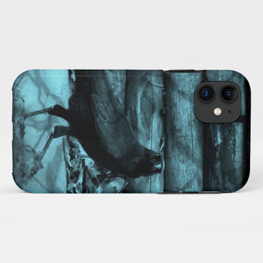 Blue Crow Shadows Case-Mate iPhone Case (Achterkant (horizontaal))