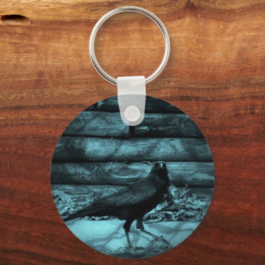 Blue Crow Shadows Sleutelhanger (Voorkant)