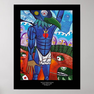 Blue Crow van Gregory Gallo Poster