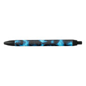 Blue Crumple Zwarte Inkt Pen (Voorkant)