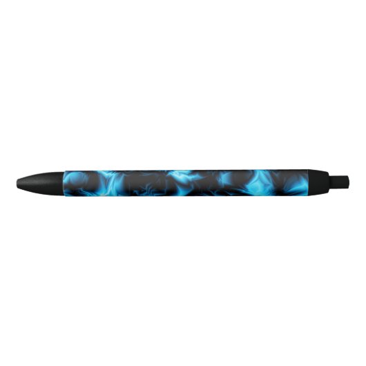 Blue Crumple Zwarte Inkt Pen (Voorkant)