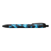 Blue Crumple Zwarte Inkt Pen (Bovenkant)