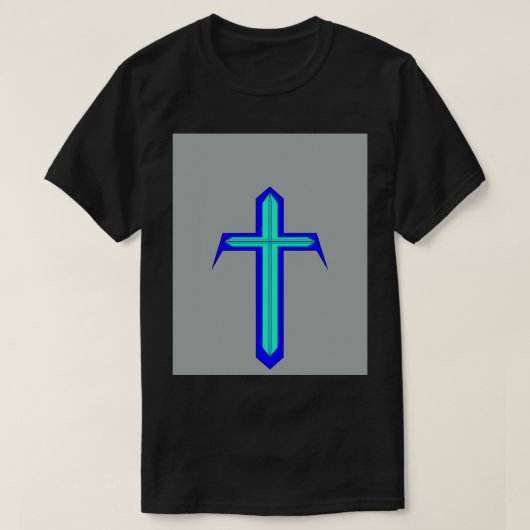 Blue Crusader Graphic T-shirt (Design voorkant)