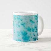 Blue Crush - Abstract Coastal Artwork Grote Koffiekop (Voorkant rechts)