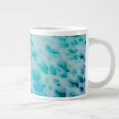 Blue Crush - Abstract Coastal Artwork Grote Koffiekop (Rechts)