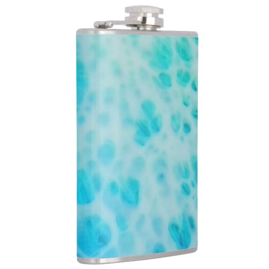 Blue Crush - Abstract Coastal Artwork  Heupfles (Rechts)