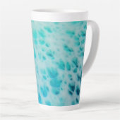 Blue Crush - Abstract Coastal Artwork  Latte Mok (Rechterhoek)