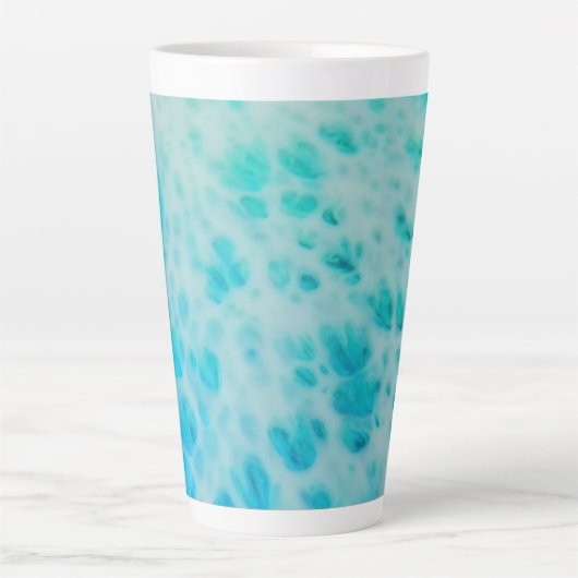 Blue Crush - Abstract Coastal Artwork  Latte Mok (Voorkant)