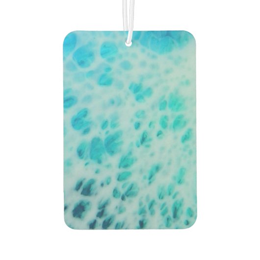 Blue Crush - Abstract Coastal Artwork  Luchtverfrisser (Achterkant)