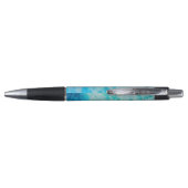 Blue Crush - Abstract Coastal Artwork Pen (Achterkant)
