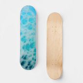 Blue Crush - Abstract Coastal Artwork  Persoonlijk Skateboard (Voorkant)