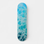 Blue Crush - Abstract Coastal Artwork  Persoonlijk Skateboard (Voorkant)