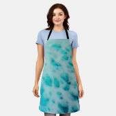 Blue Crush - Abstract Coastal Artwork  Schort (Gedragen)