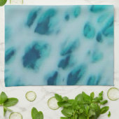 Blue Crush - Abstract Coastal Artwork  Theedoek (Gevouwen)