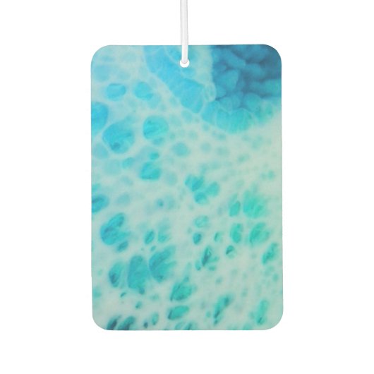 Blue Crush - Abstracte Kustkunst  Luchtverfrisser (Voorkant)