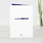 Blue Crush No. 38 | Wenskaart Kaart (Achterkant)