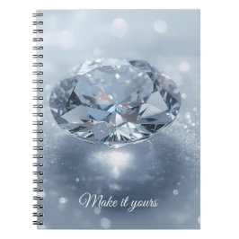Blue Crystal Art Hoesje – gepersonaliseerd voor Me Notitieboek