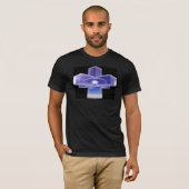 Blue Crystal Cross T-Shirt (Voorkant volledig)