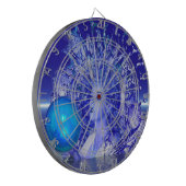 Blue Crystal Dartbord (Voorkant Links)