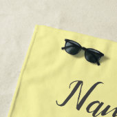 Blue Crystal & Gold Kijk Gellow Personeel Strandlaken (In situ)