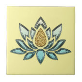 Blue Crystal & Gold Kijk Gellow Personeel Tegeltje (Voorkant)