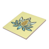 Blue Crystal & Gold Kijk Gellow Personeel Tegeltje (Zijkant)