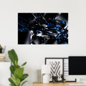 Blue Crystal Poster (Thuiskantoor)