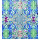Blue Crystal Shower Curtain Douchegordijn (Voorkant)