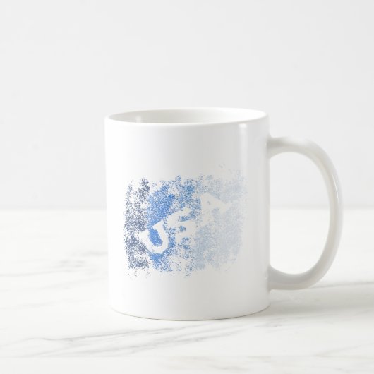 Blue Crystals USA Koffiemok (Rechts)