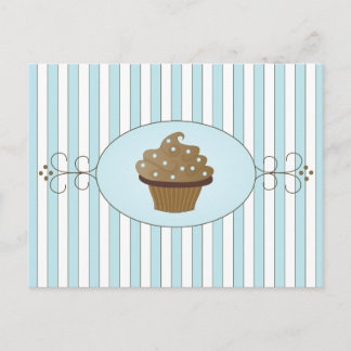 Blue Cupcake Briefkaart