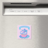 Blue CupCake Scripting Magnet (Insitu (Vaatwasser))