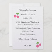 Blue Curacao Cocktail uitnodiging (Achterkant)